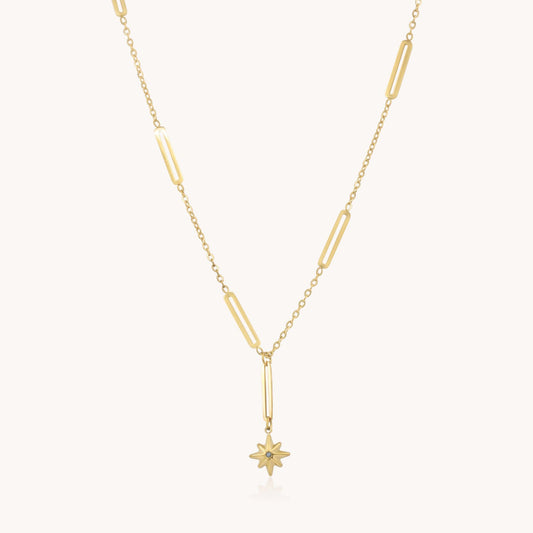30N1812G - Starburst Necklace, Gold