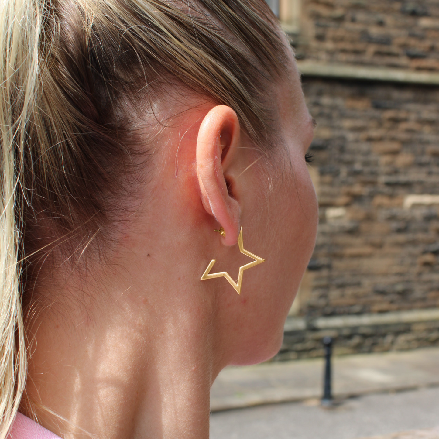 30E3352G - Star Hoops, Gold