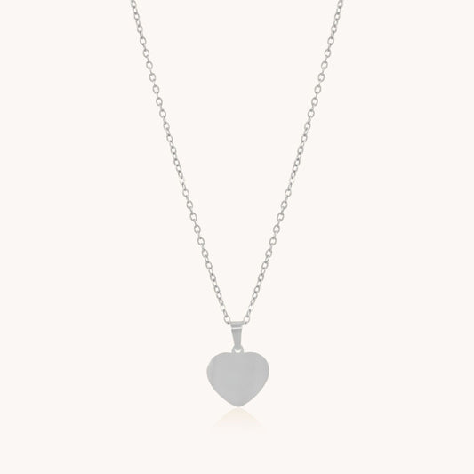 30N1630 - Classic Heart Fine Necklace, Silver