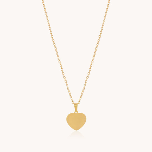 30N1630G - Classic Heart Fine Necklace, Gold