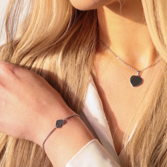 30N1630 - Classic Heart Fine Necklace, Silver