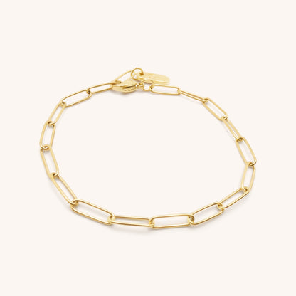 30B2811G - Paperclip Bracelet, Gold