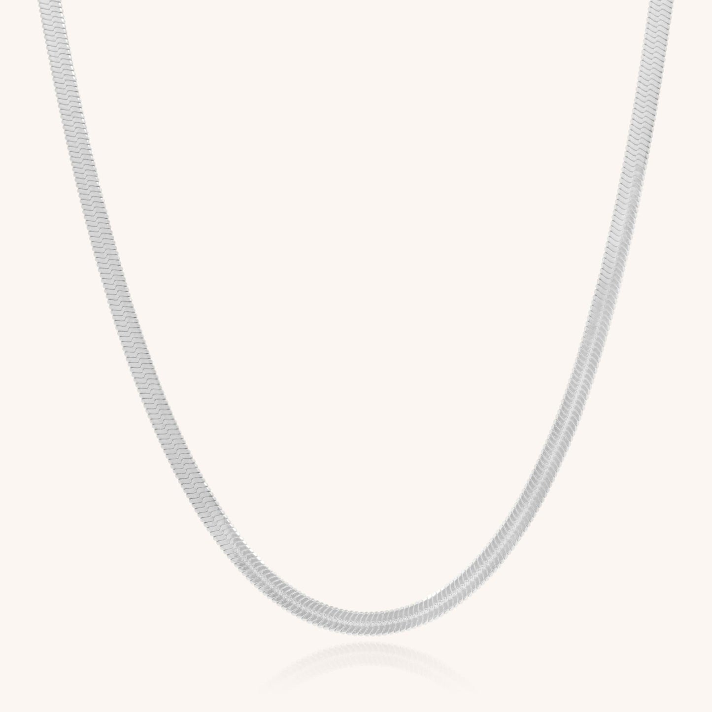 30N1012 - Dillion Snake Chain Necklace, Silver