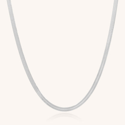 30N1012 - Dillion Snake Chain Necklace, Silver