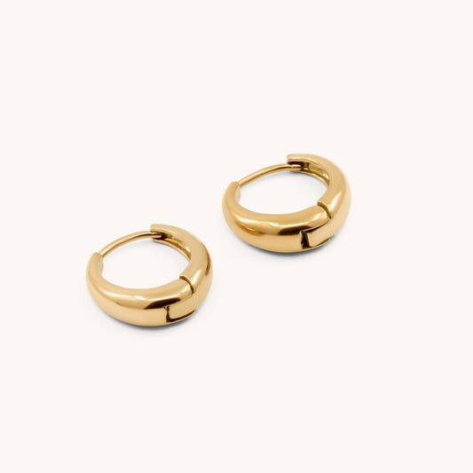 30E3114G - Atlas Chunky Hoops, Gold
